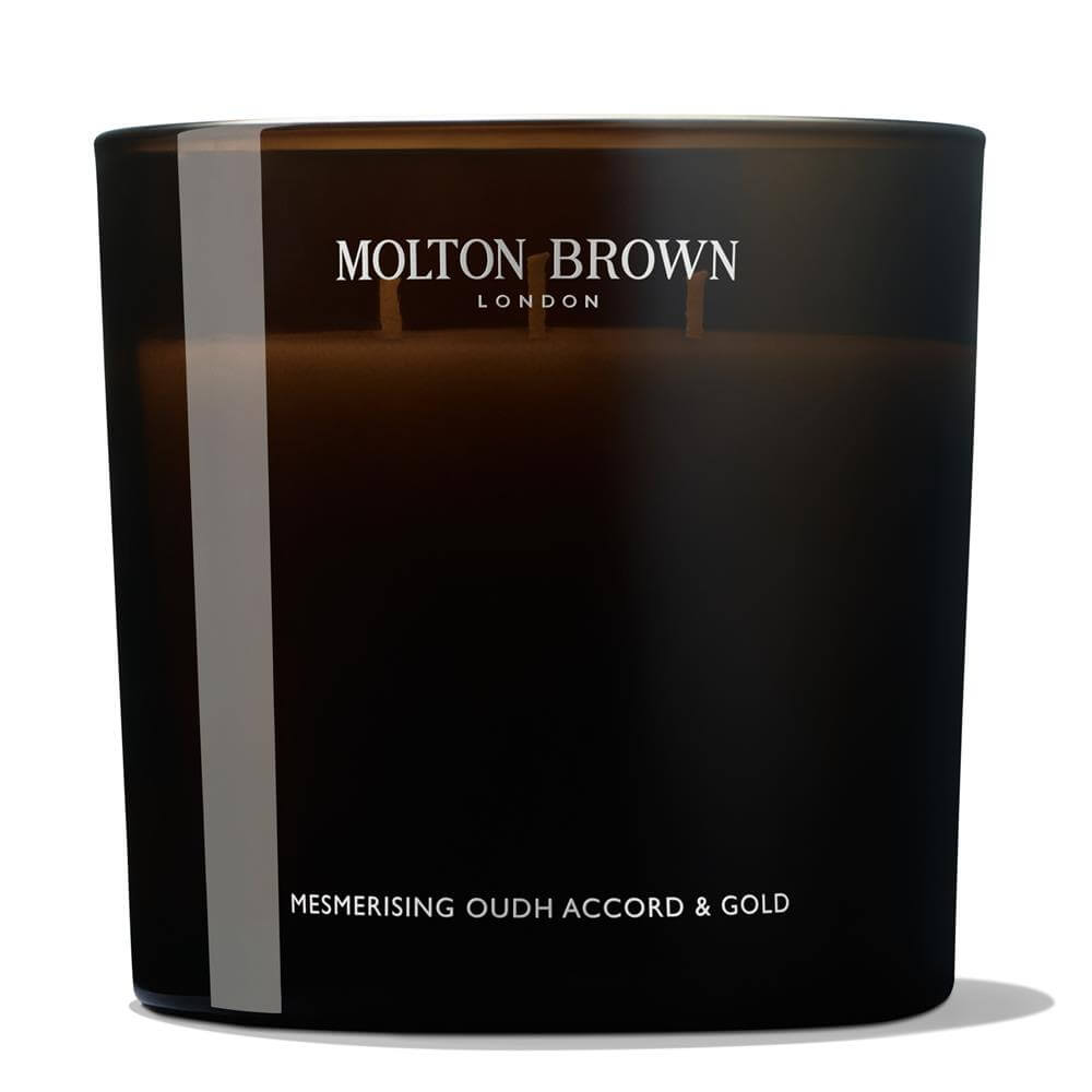 Molton Brown Mesmerising Oudh Accord & Gold Signature Scented Candle Tripple Wick